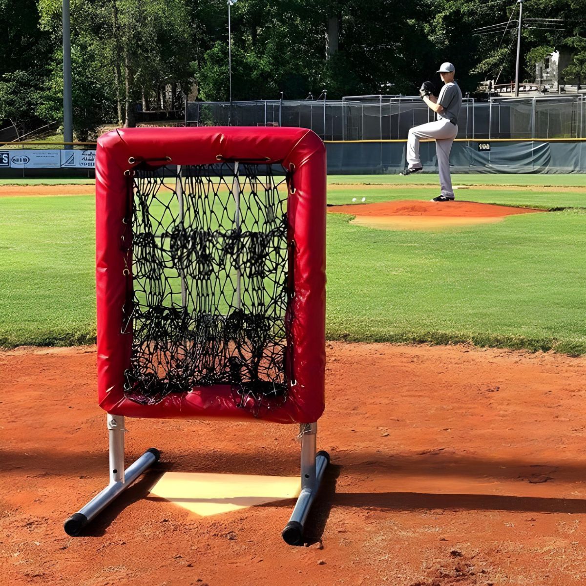 Pitcher's Pocket Pro 9-Hole Pitching Net | Custom Netting