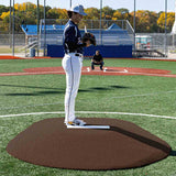 Portolite High School Baseball 10" One - Piece Game Pitching Mound (Ages 16+) - Custom Netting