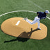 Portolite High School Baseball 10" Two - Piece Game Pitching Mound (Ages 16+) - Custom Netting