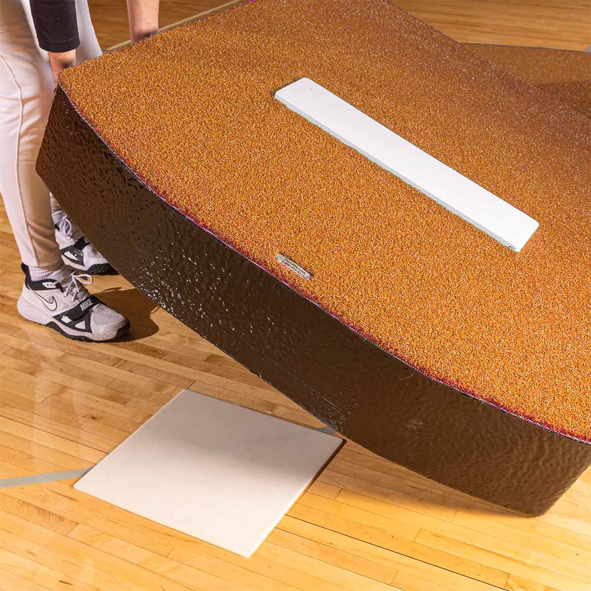 Portolite Oversized One - Piece Baseball Practice Pitching Mound - Custom Netting