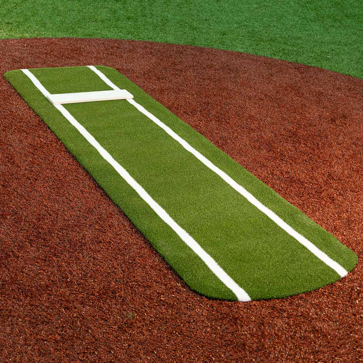 Portolite Ultimate Spiked Softball Practice Mat with Lines - Custom Netting