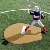 Portolite Youth Baseball 6" Stride Off Game Mound (Ages 13 & Under) - Custom Netting