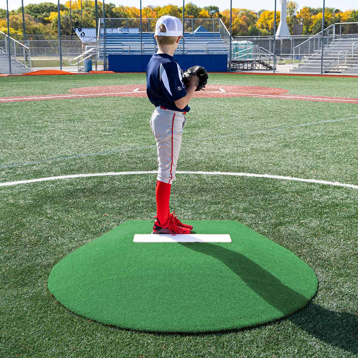 Portolite Youth Baseball 6" Stride Off Game Mound (Ages 13 & Under) - Custom Netting