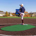 Portolite Youth Baseball 6" Two - Piece Game Pitching Mound (Ages 9 - 13) - Custom Netting