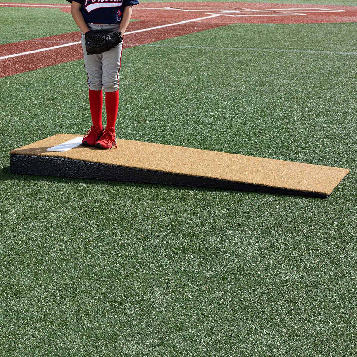 Portolite Youth Baseball One - Piece Junior Practice Pitching Mound (Ages 5 - 12) - Custom Netting