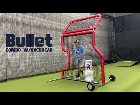 Bullet Combo L-Screen 7' x 7' with Overhead Protector