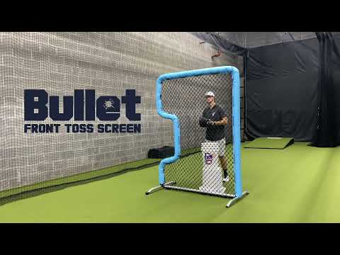 Bullet Front Toss 7' x 5' Baseball L-Screen